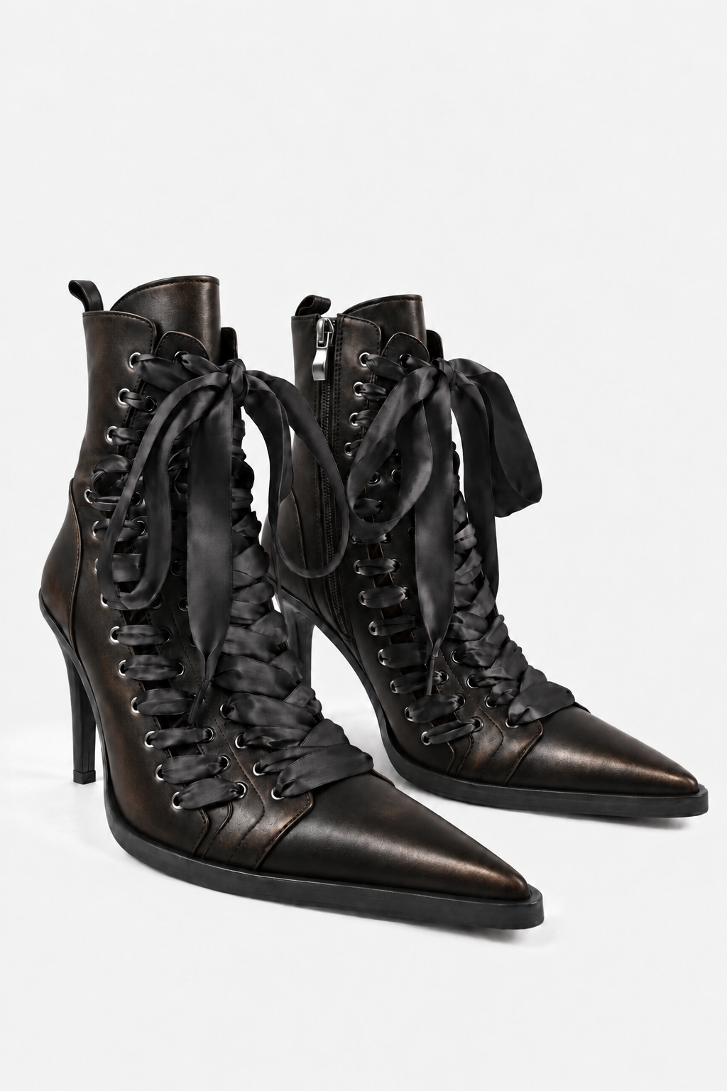 Cinderella Booties - Antique Black