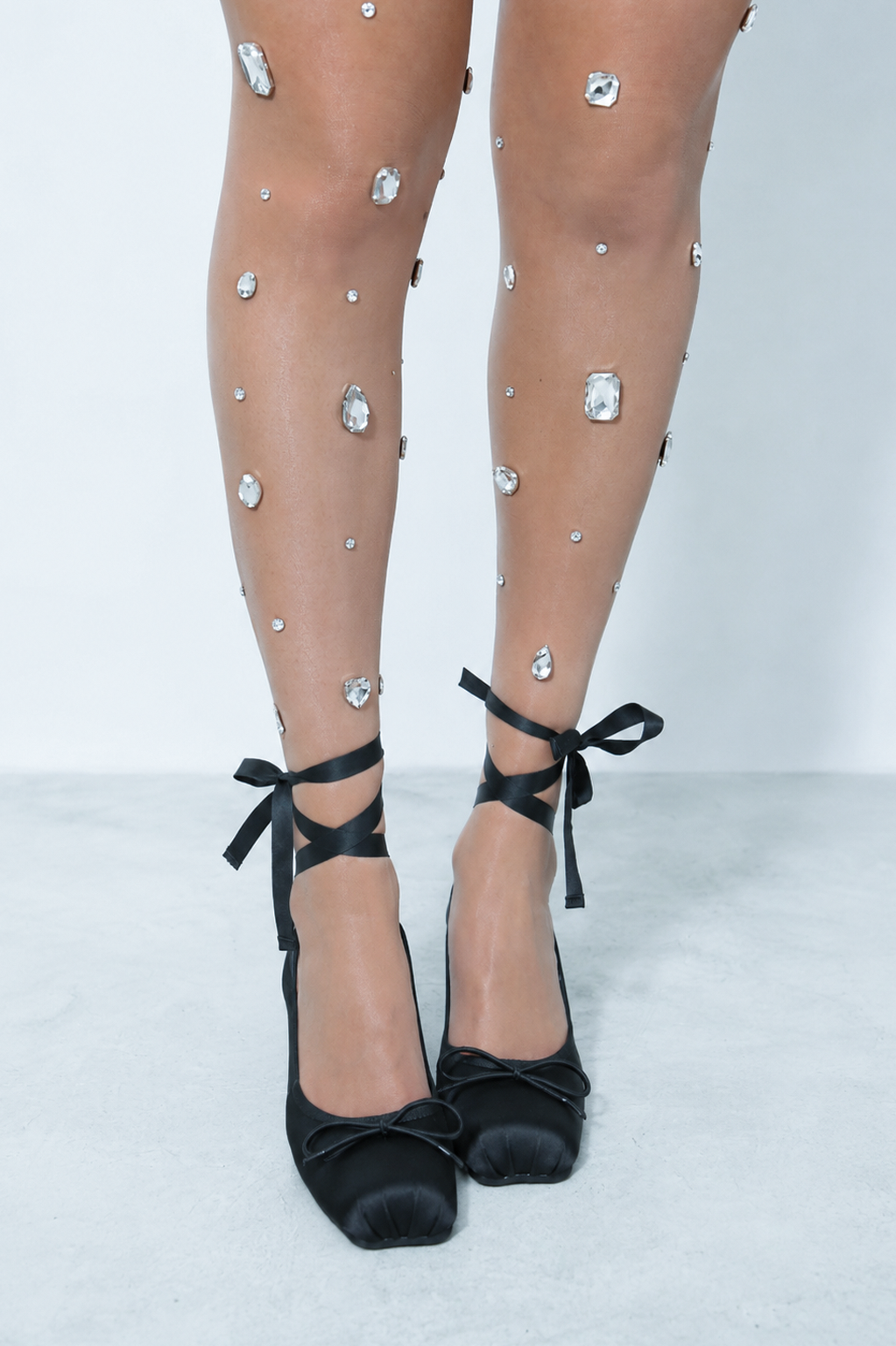 Crystal Castles Tights - Nude
