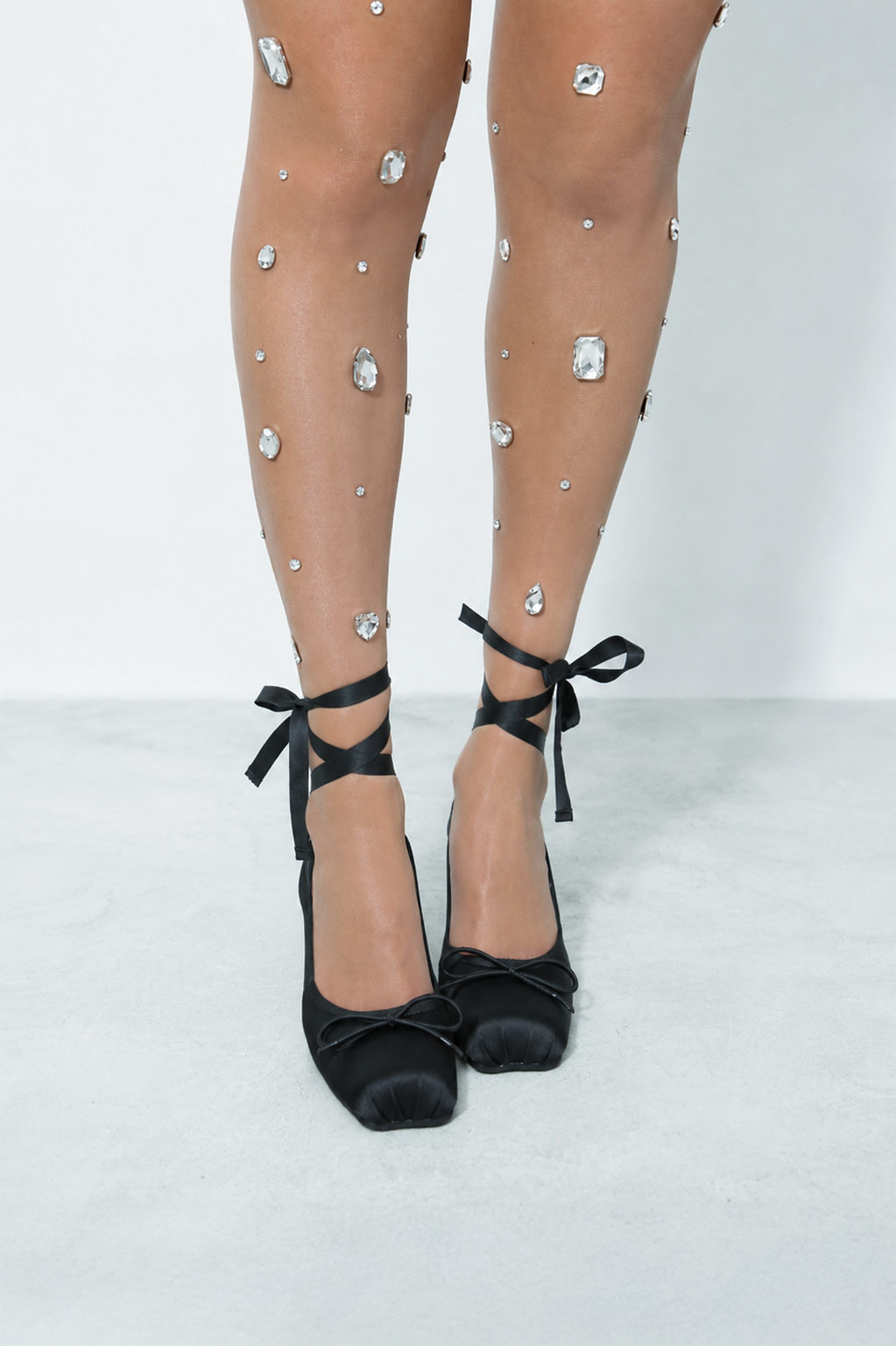 Crystal Castles Tights - Nude