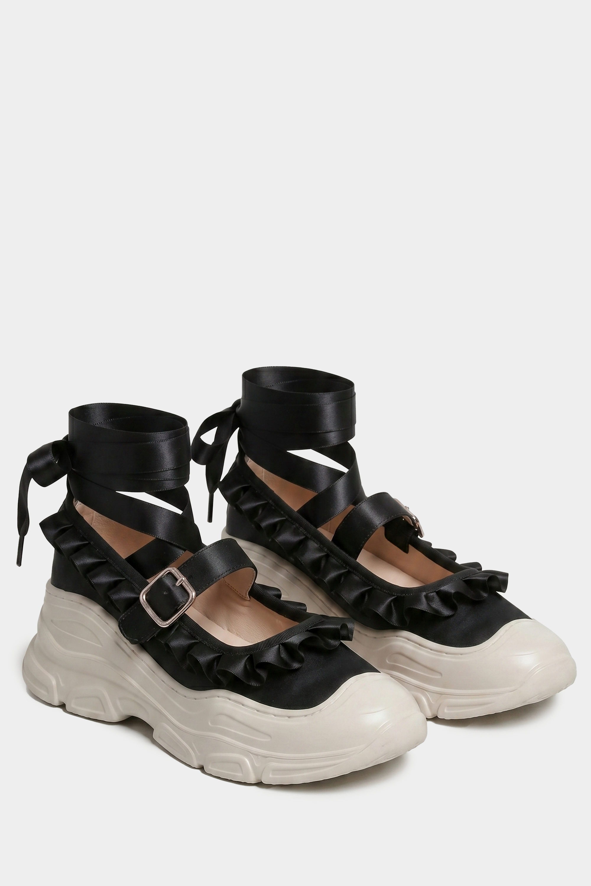 Marie Jane Ballet Sneakers - Black