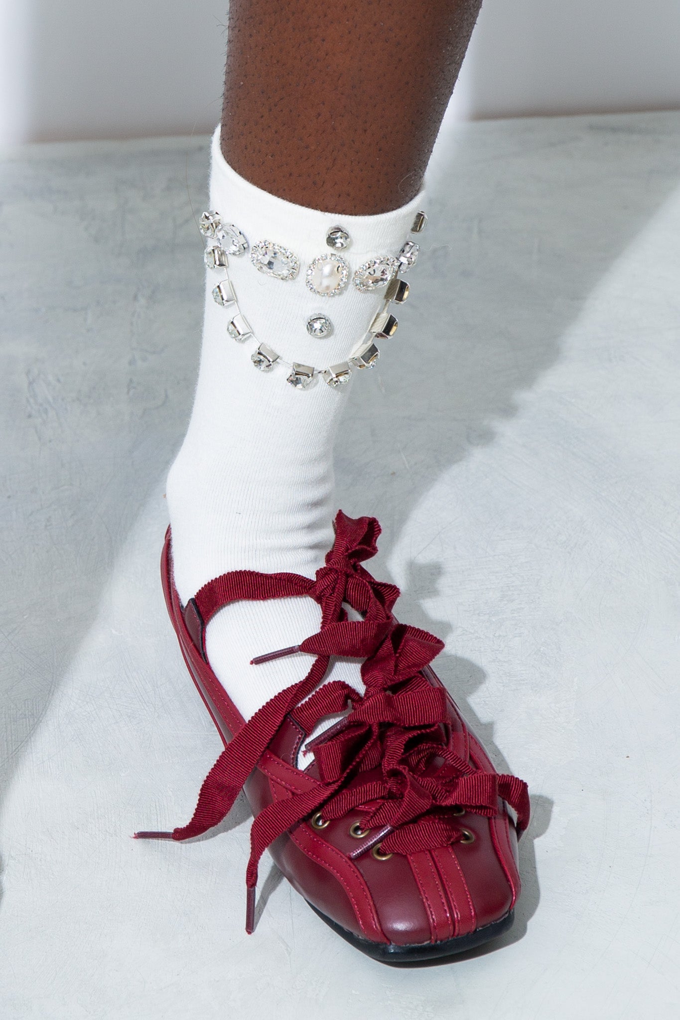 Jewel Socks - Ivory