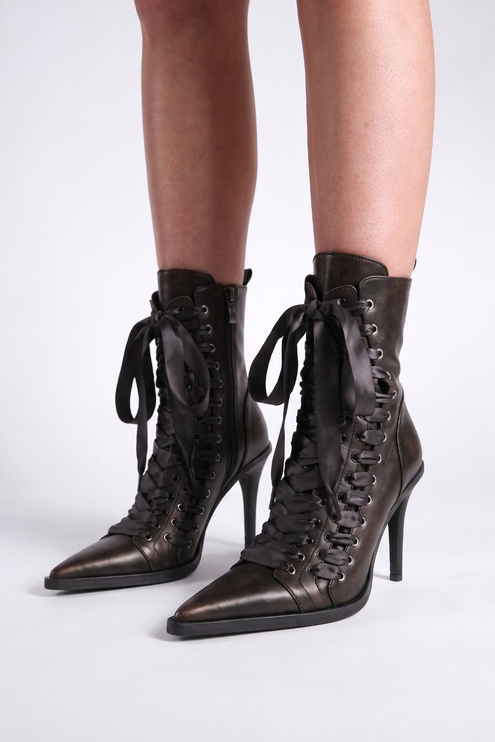 Cinderella Booties - Antique Black