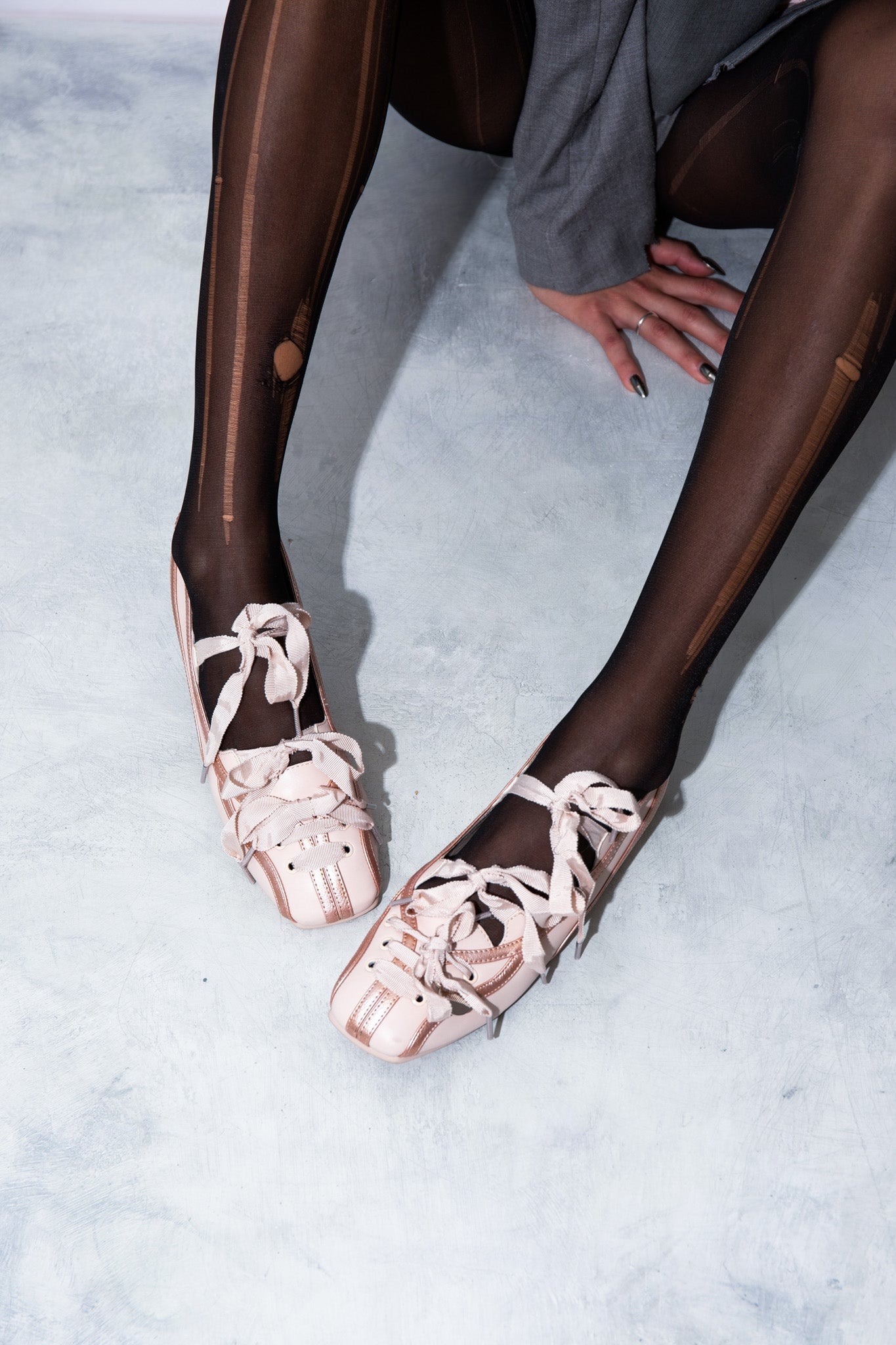 Play Ball Flats - Ballet pink