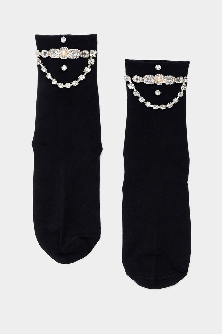 Jewel Socks - Black