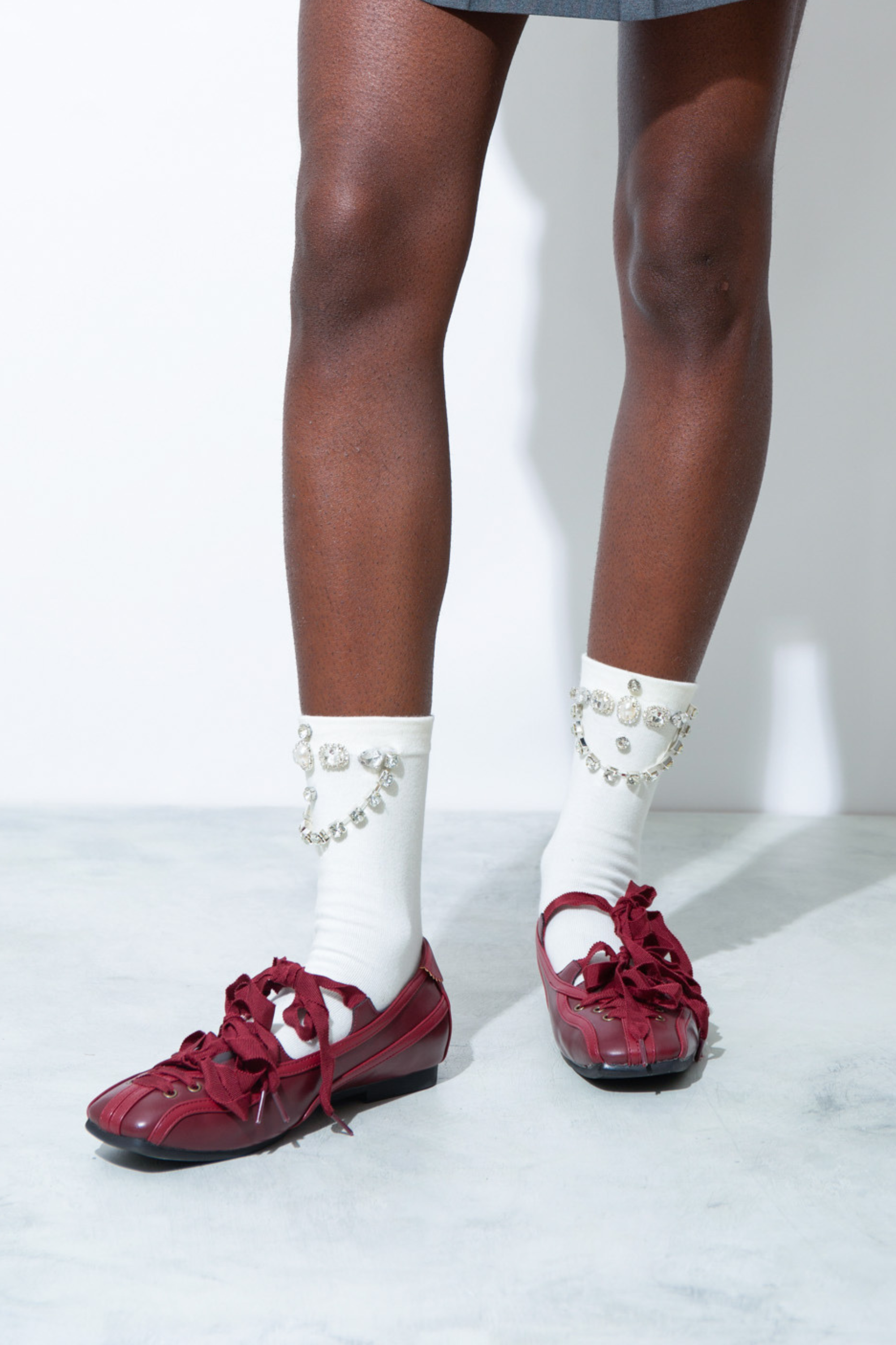 Jewel Socks - Ivory