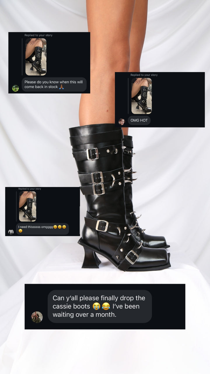 Cassie Boots - Black
