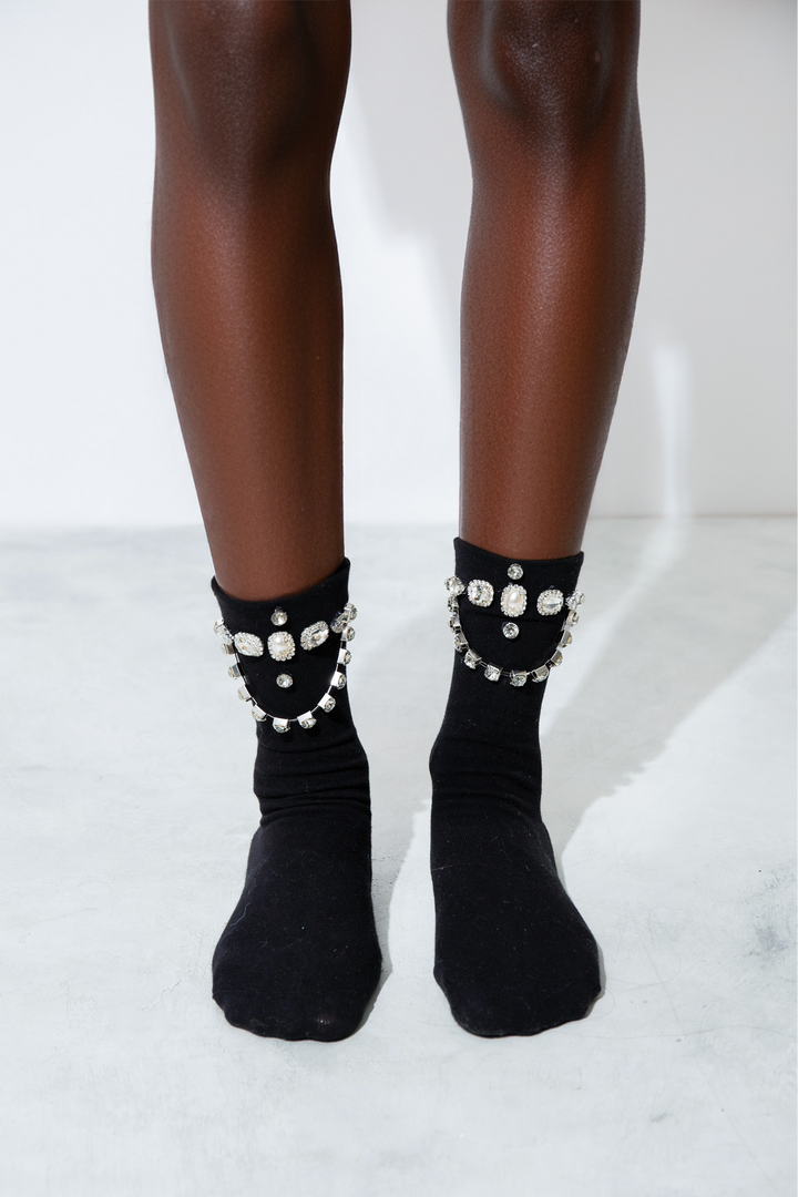 Jewel Socks - Black