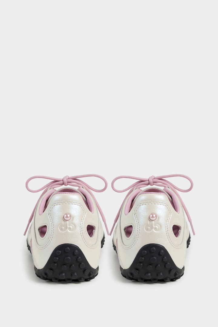 Hannah Trainers -  White Pearl