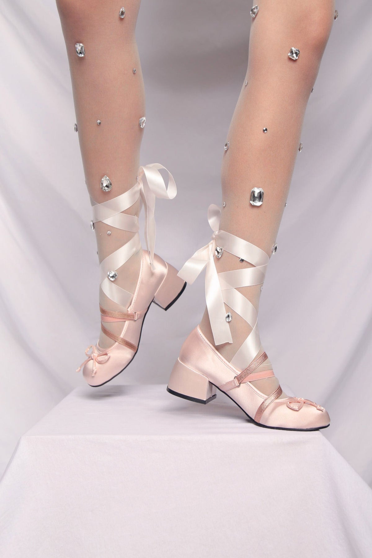 Ballerina Heels Pink – Double Standard