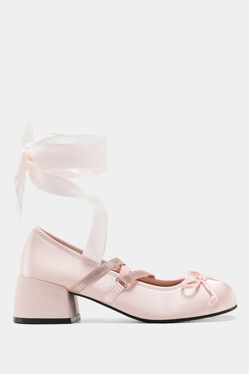 Ballerina Heels - Pink