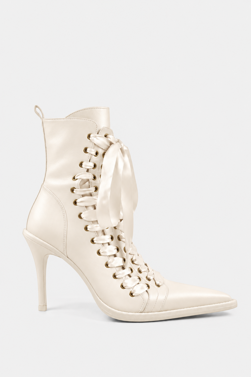 Cinderella Booties - White