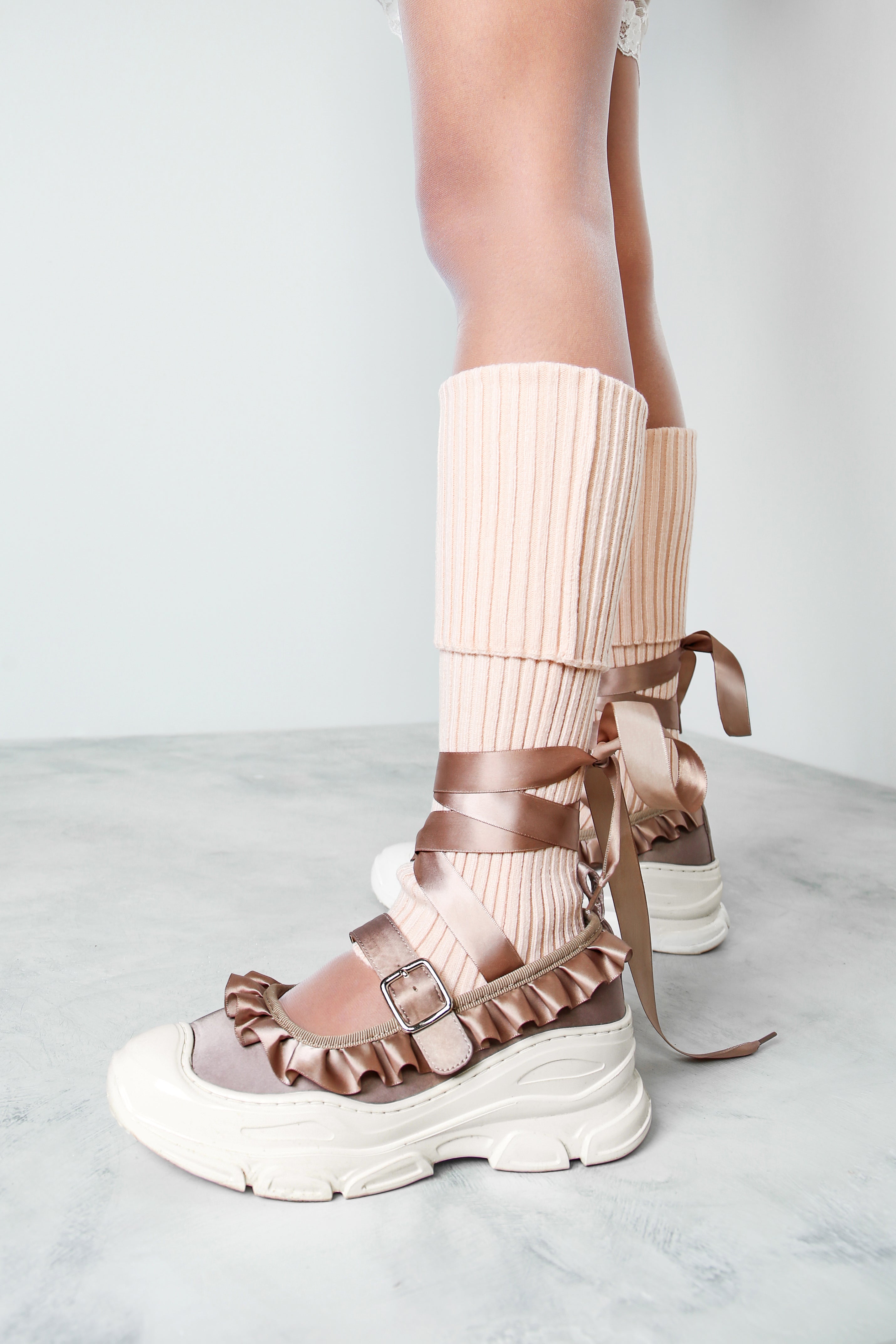 Marie Jane Ballet Sneakers - Elephant