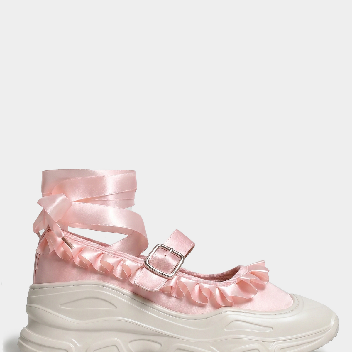 Marie Jane Ballet Sneakers - Pink