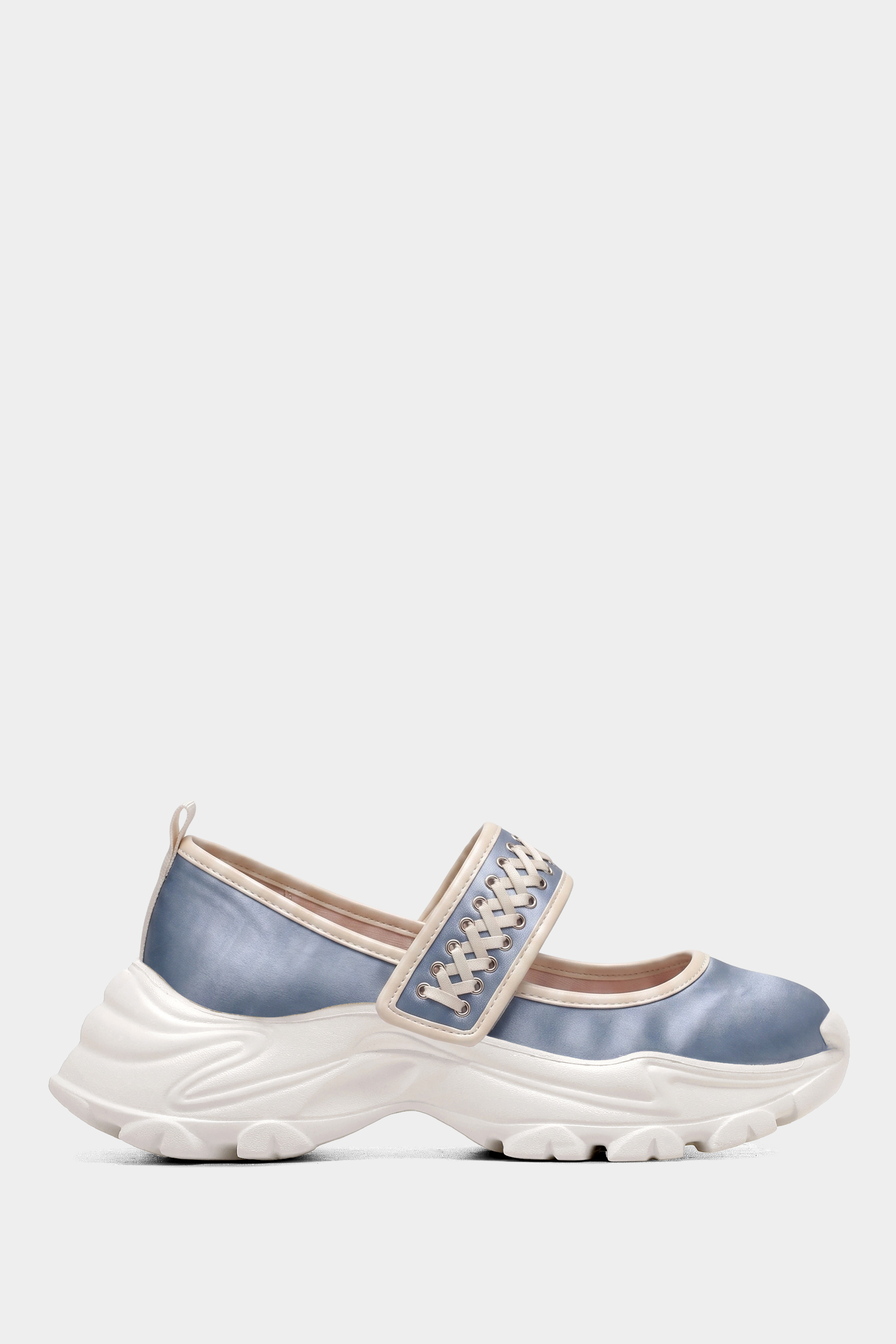 Corset Sneakers - Dusty Blue