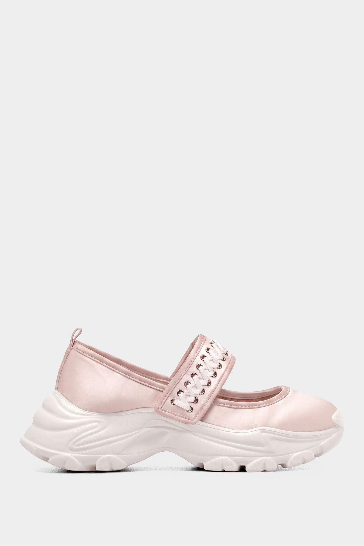 Corset Sneakers - Blush Pink