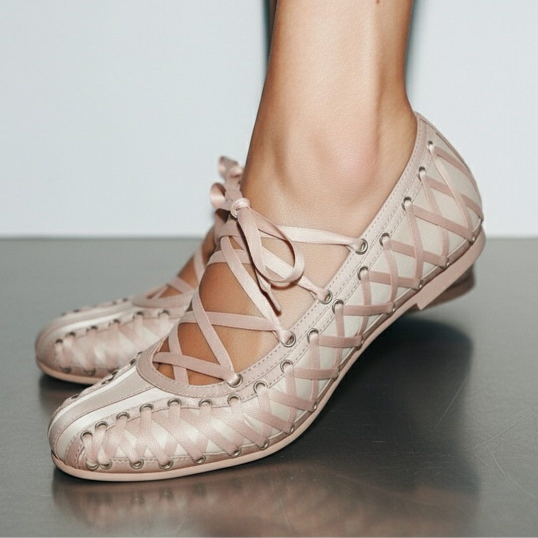 Ultra Lace Flats - Pink