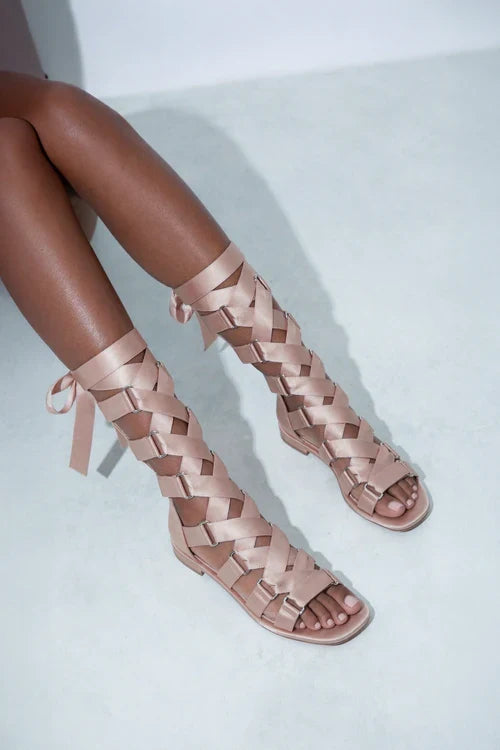 Mother of Jesus Sandals - Nude Pink