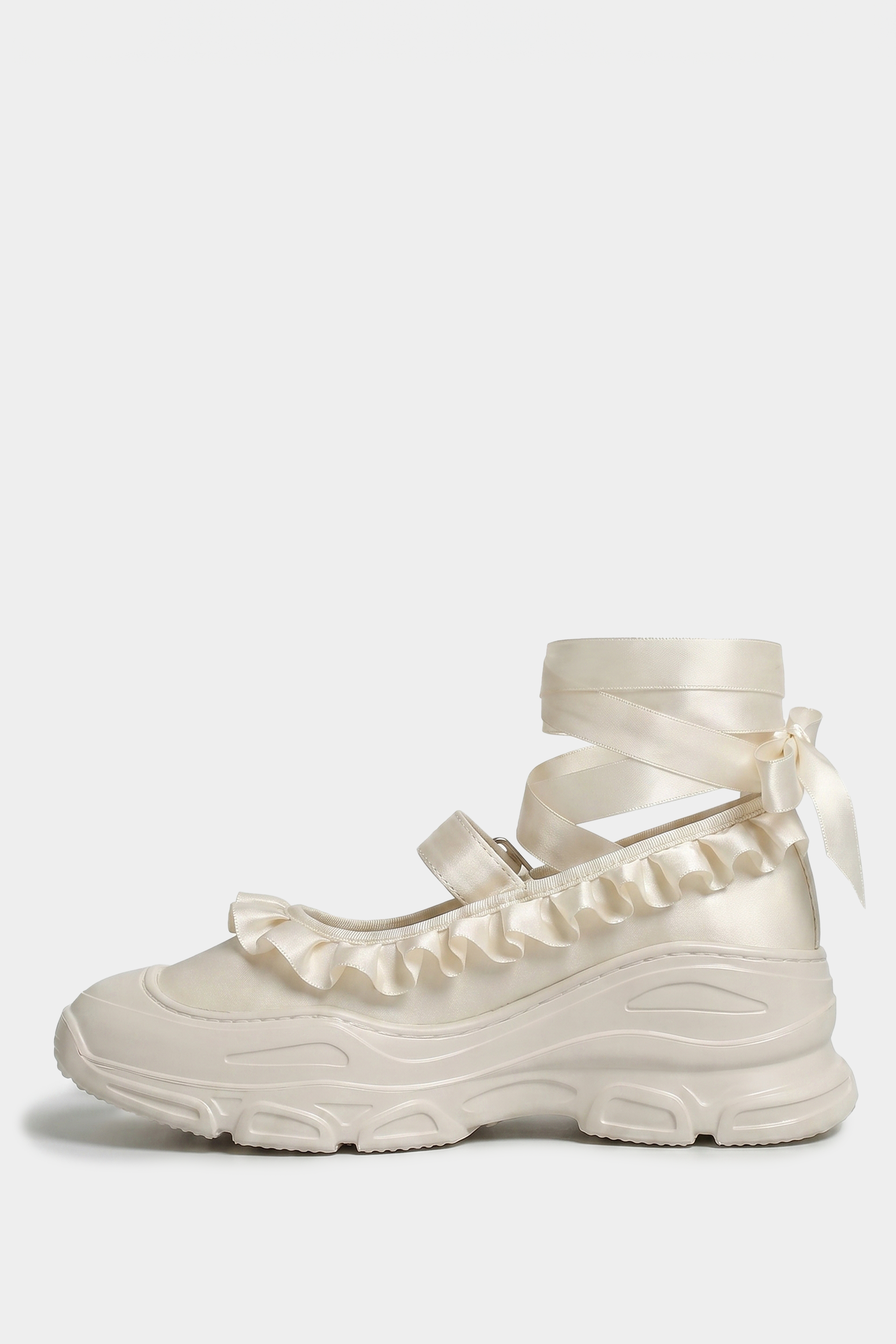 Marie Jane Ballet Sneakers - Ivory