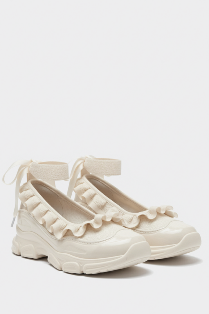 Sweetheart Ballet Sneakers - Ivory