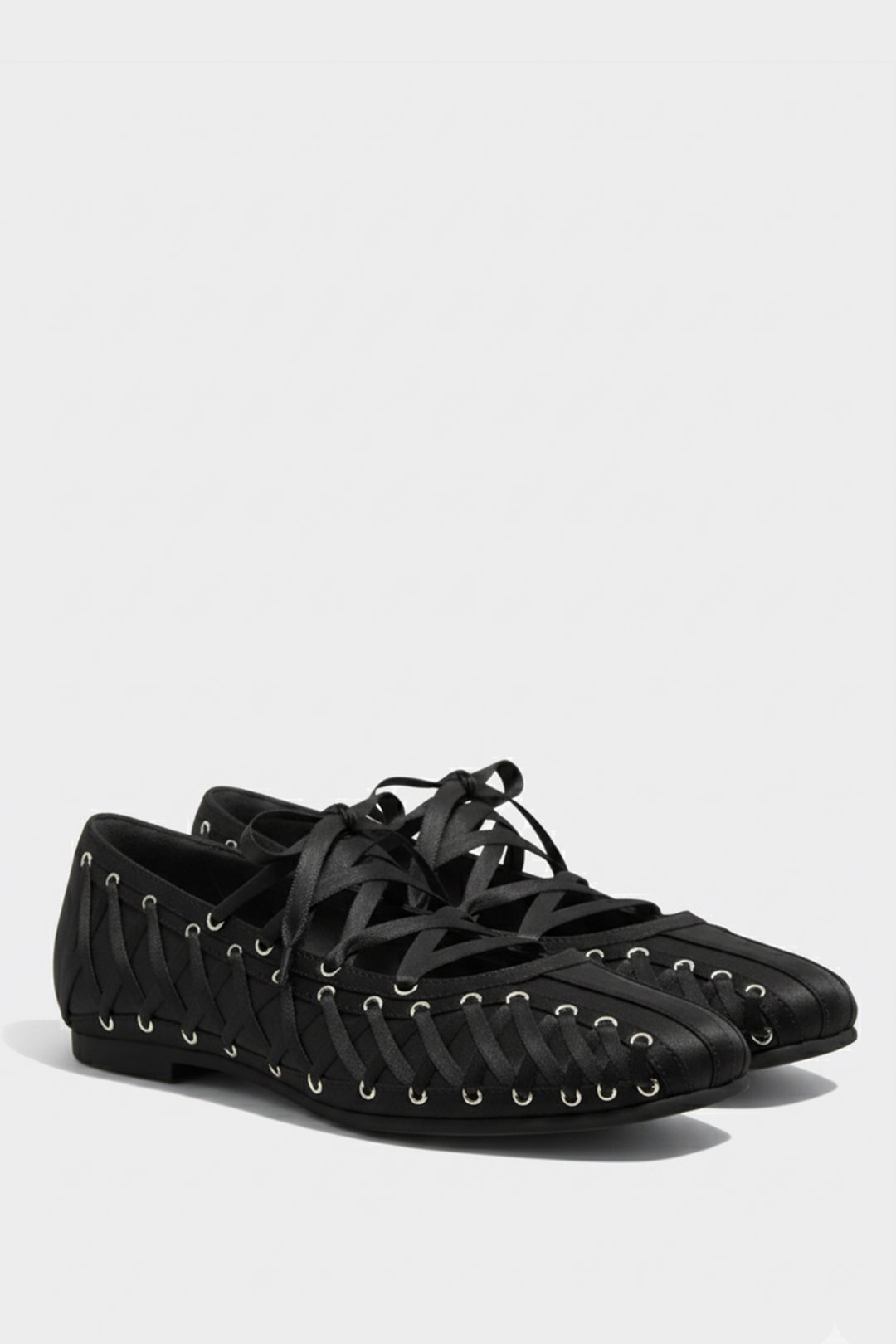 Ultra Lace Flats - Black