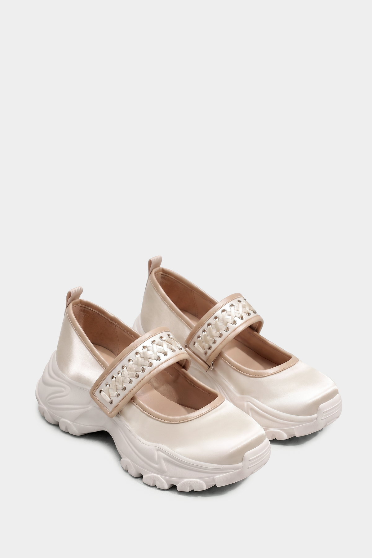 Corset Sneakers - Ivory