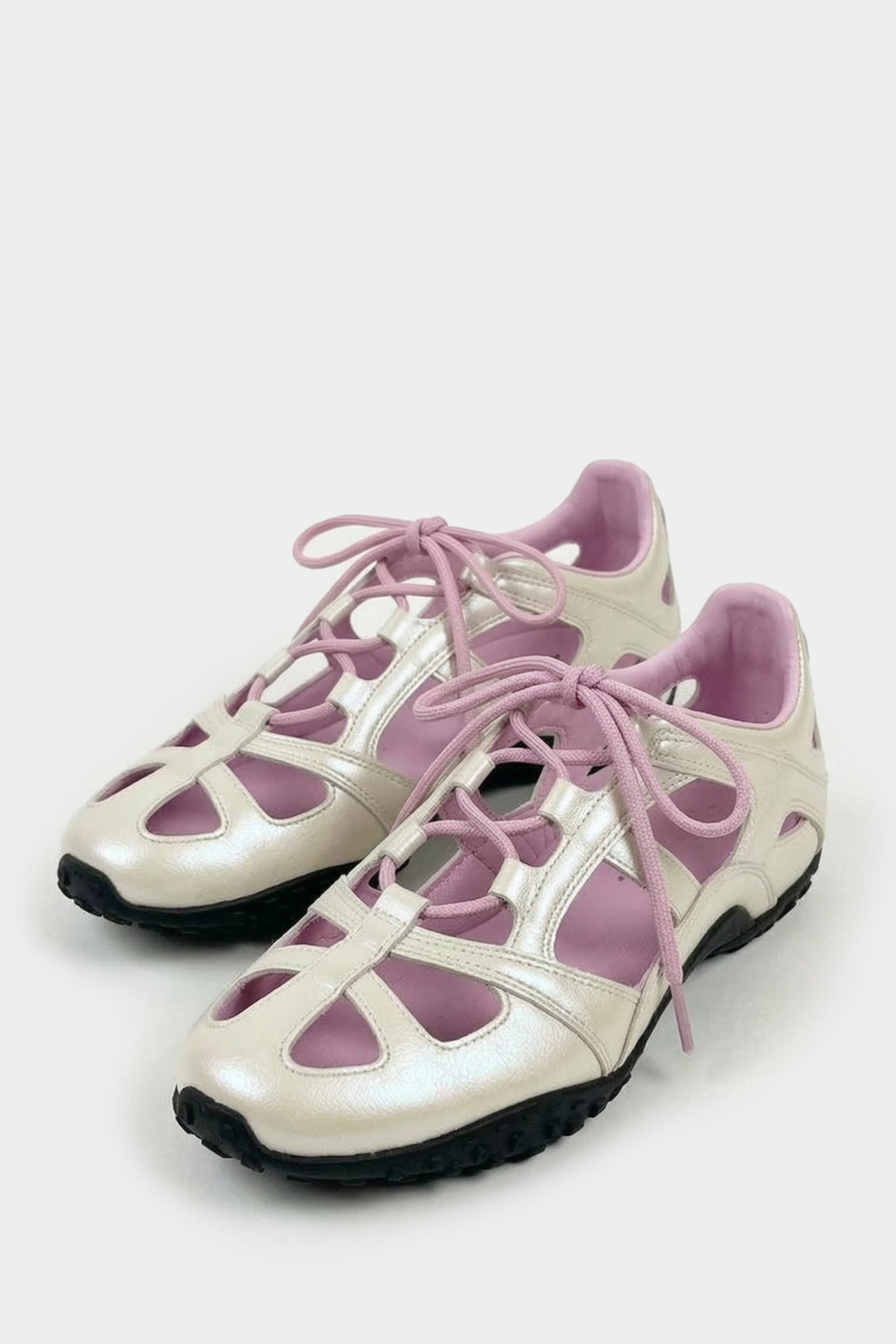 Hannah Trainers -  White Pearl