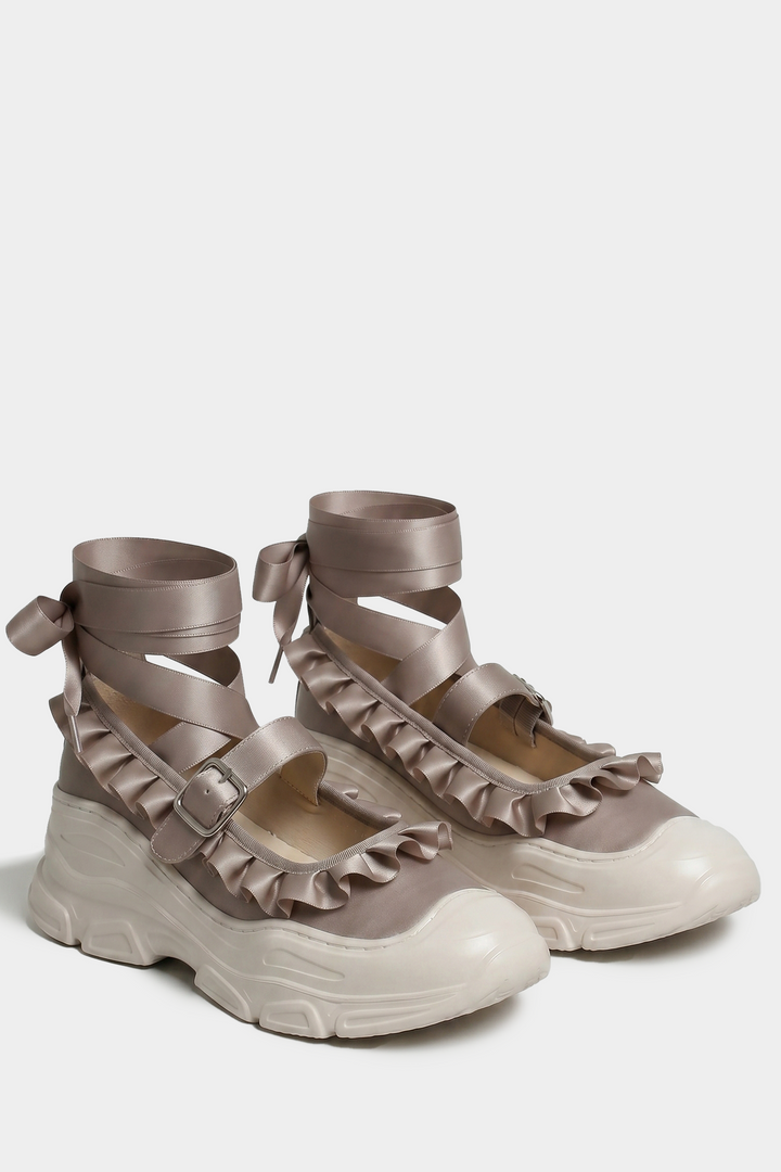 Marie Jane Ballet Sneakers - Elephant