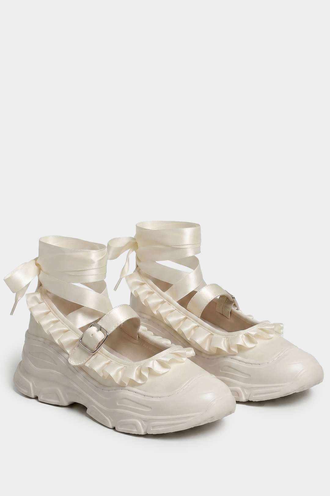 Marie Jane Ballet Sneakers - Ivory