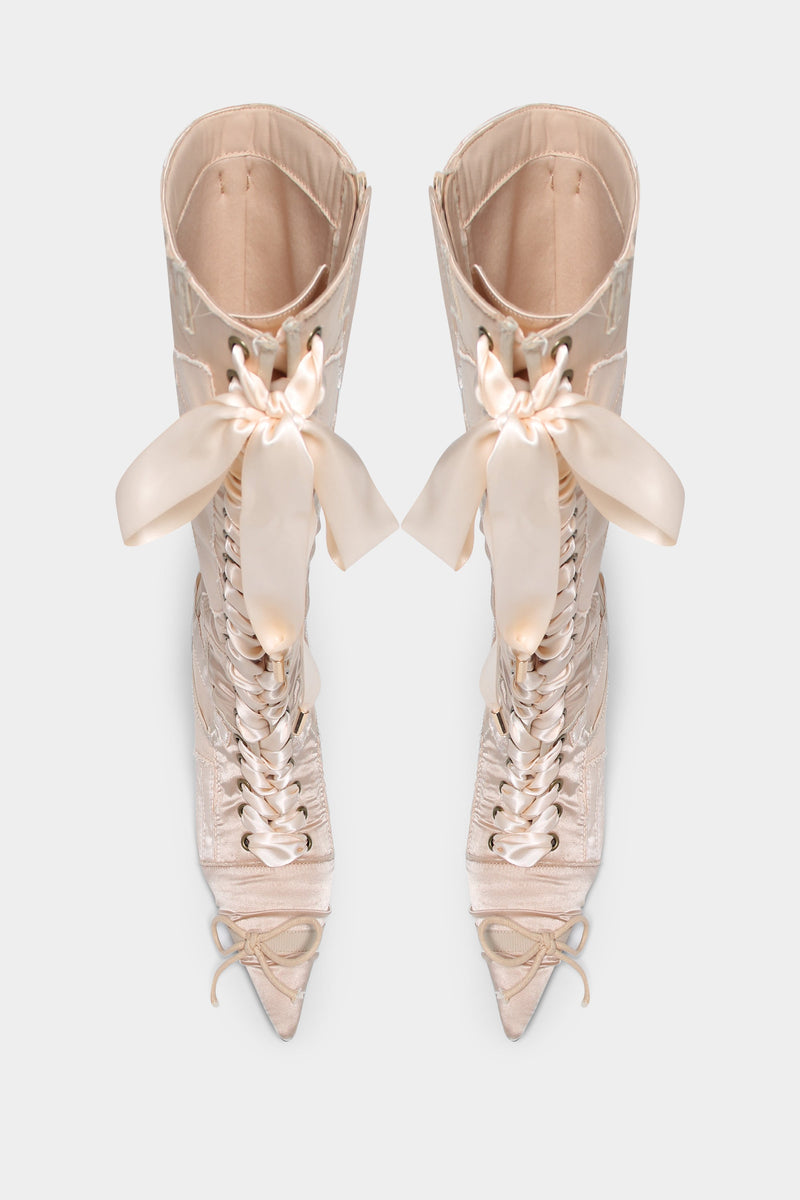 Paris Boots - Ballet Pink