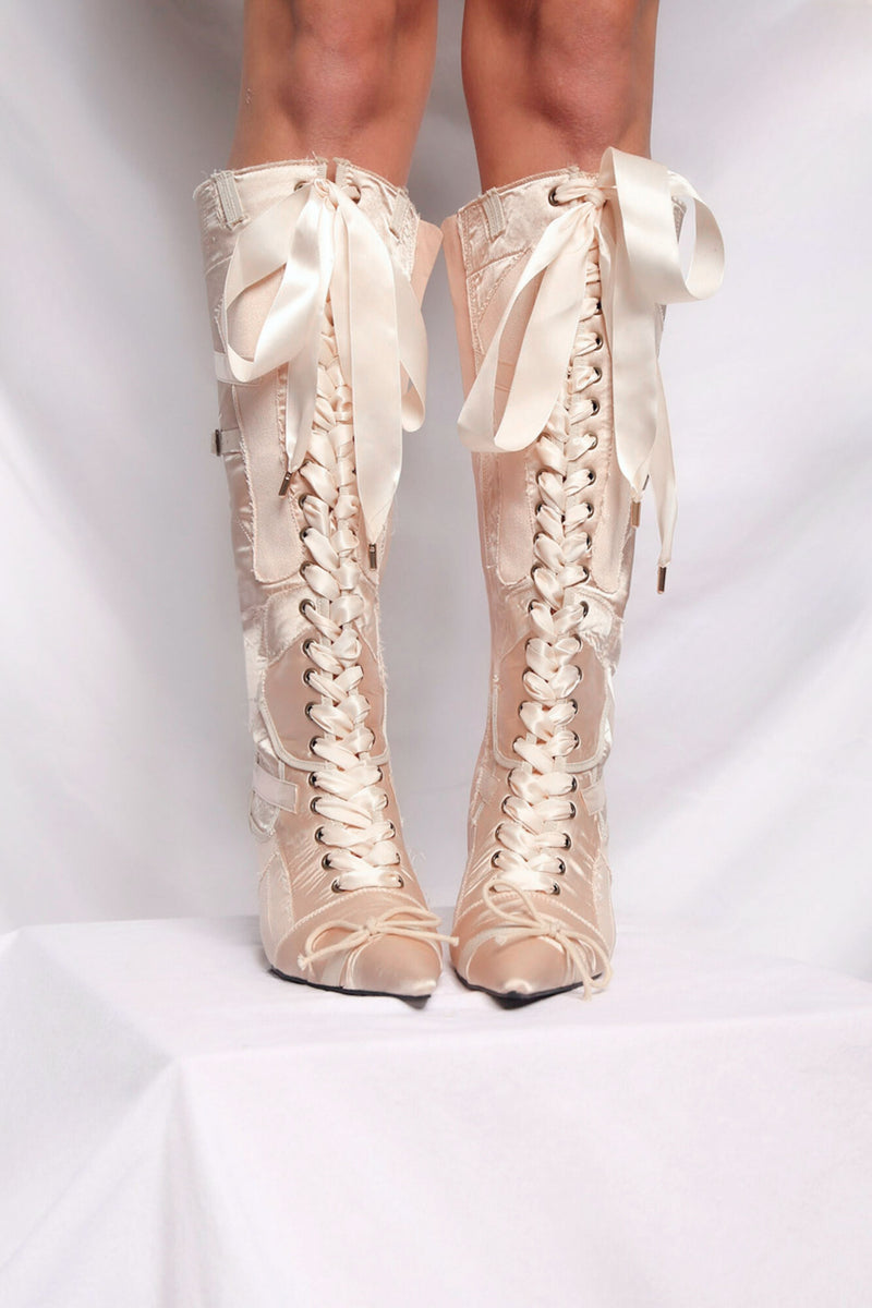 Paris Boots - Ballet Pink