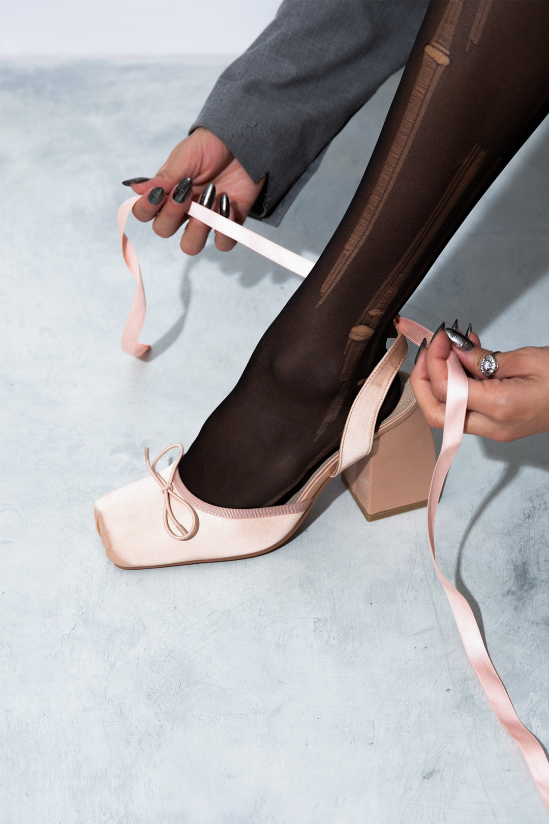Pavlova Platforms - Nude
