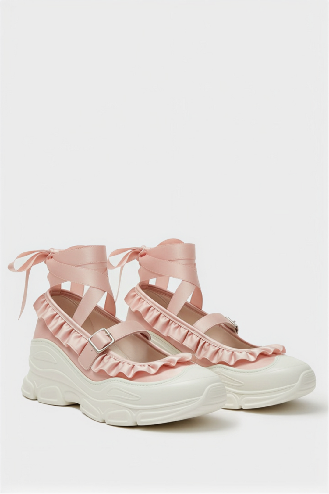 Marie Jane Ballet Sneakers - Pink
