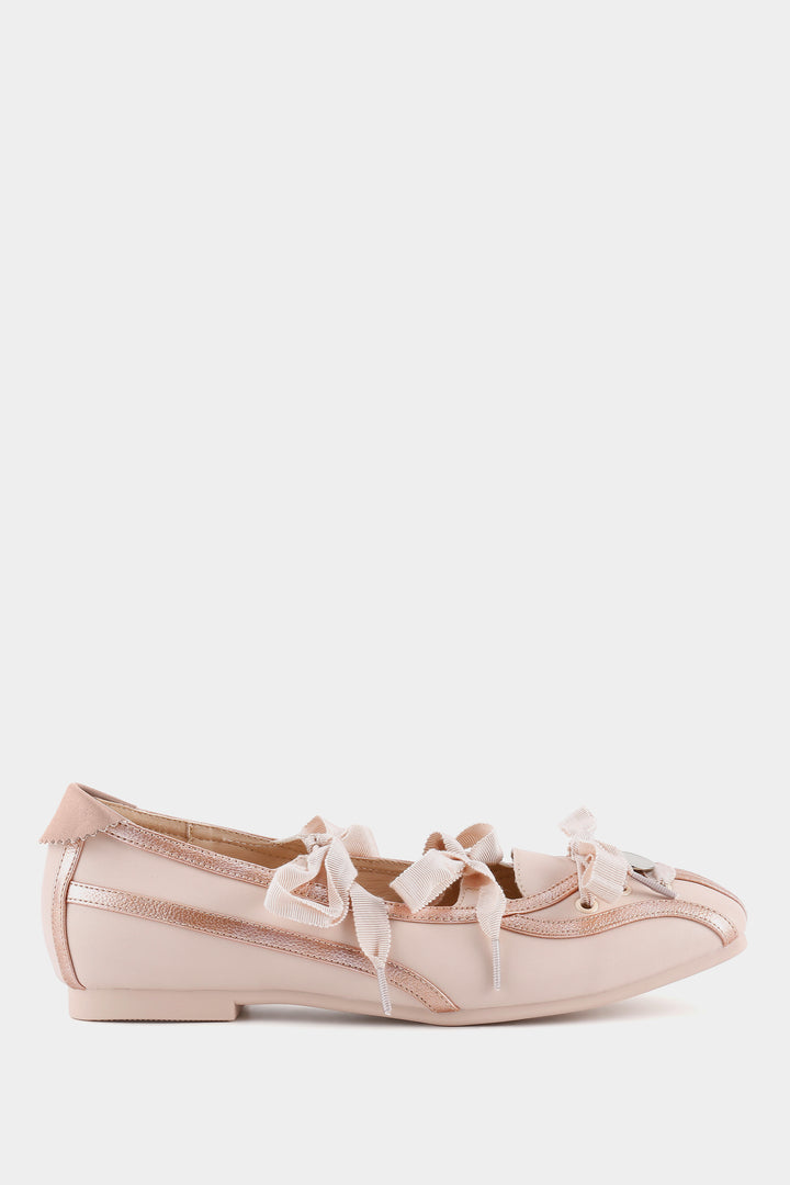 Play Ball Flats - Ballet pink