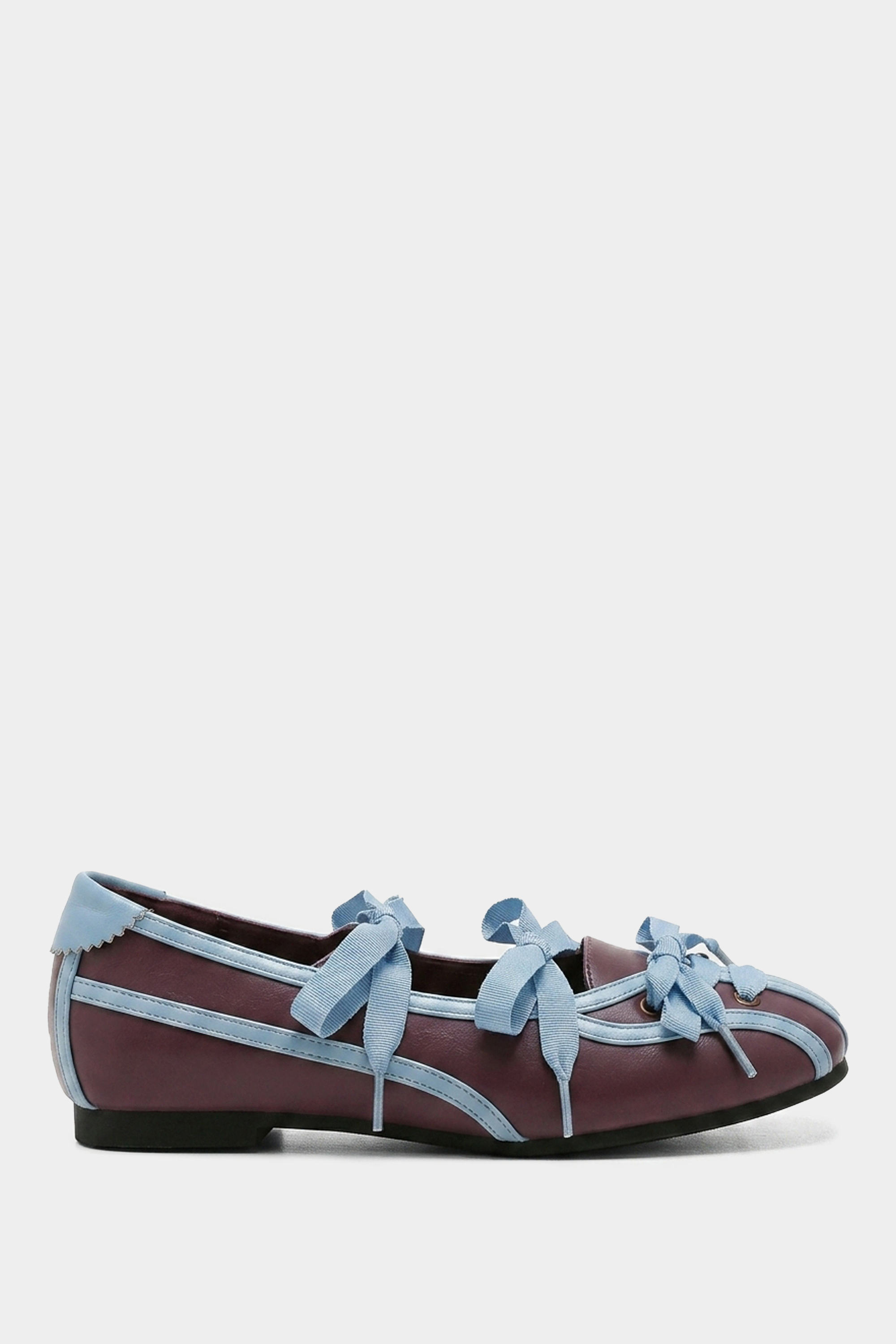 Play Ball Flats - Plum