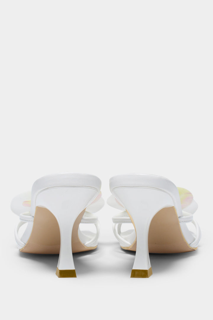 Powerpuff Sandals - White