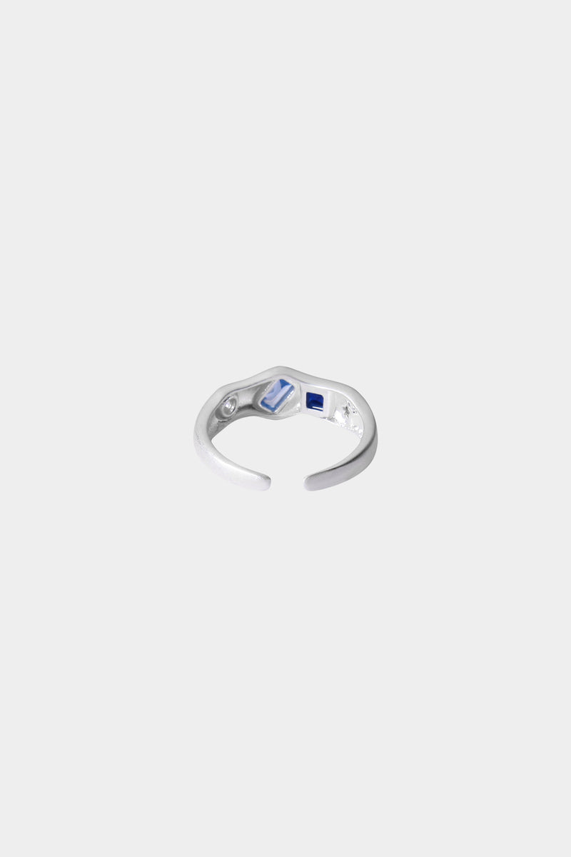 Preciosa Ring - Square Blue