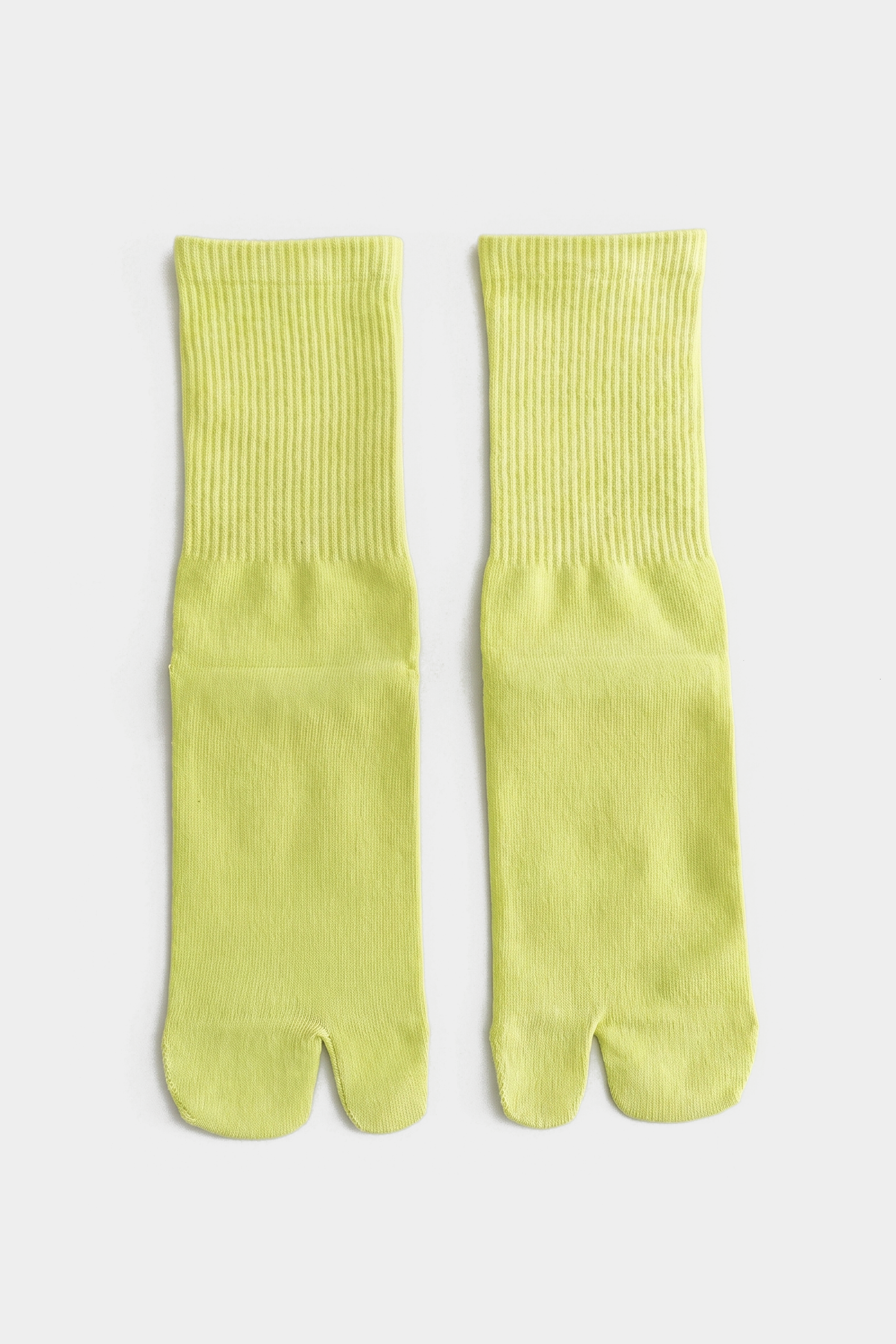 Tabi Crew Socks - Lime