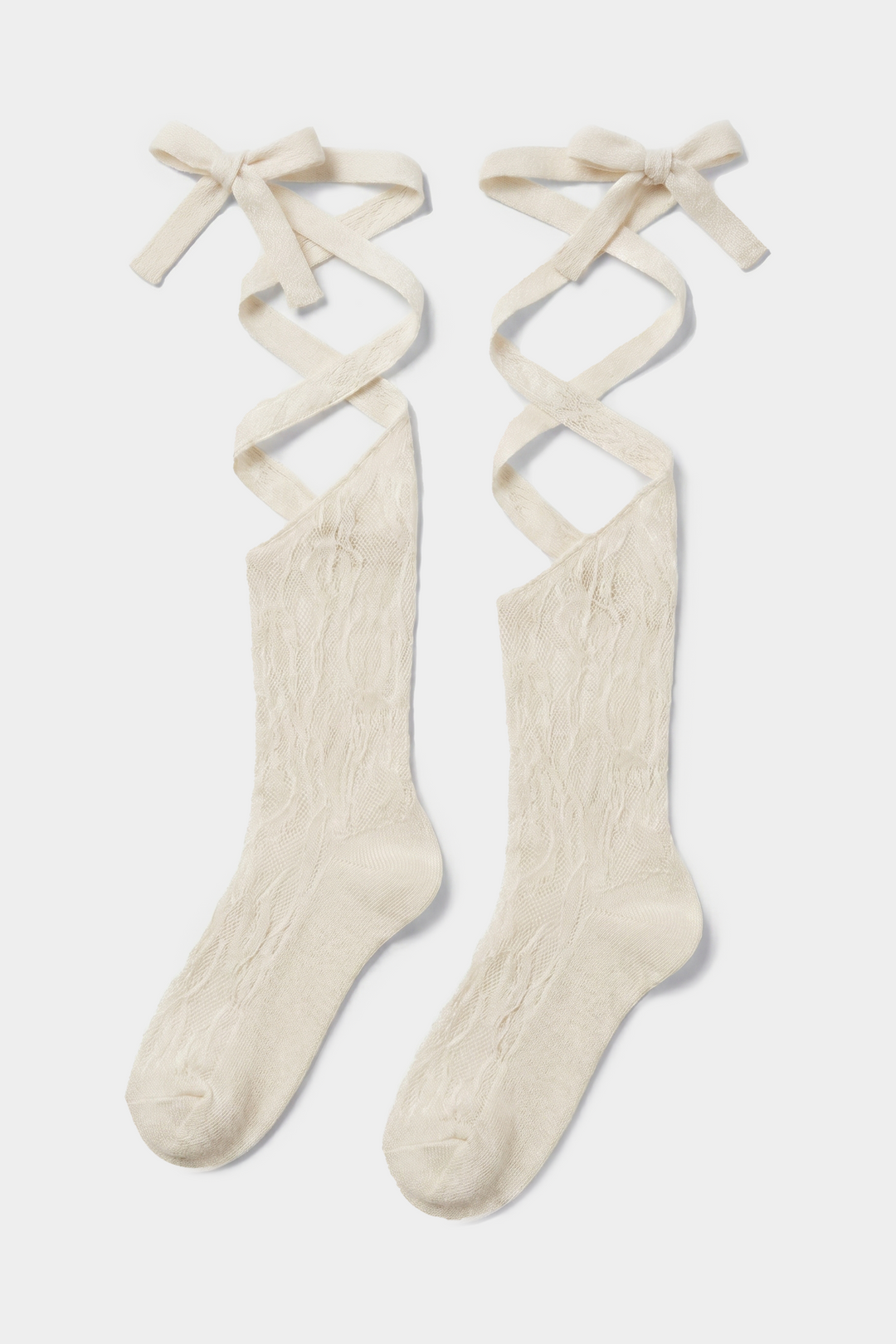 Tangled Socks - Cream