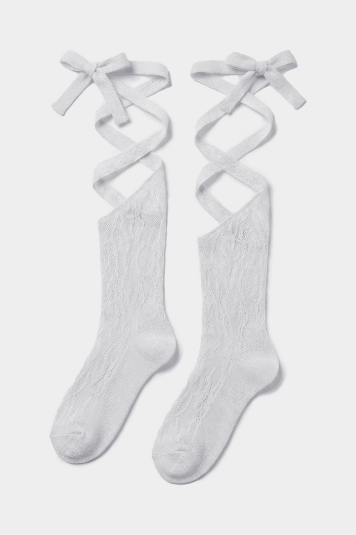 Tangled Socks - White