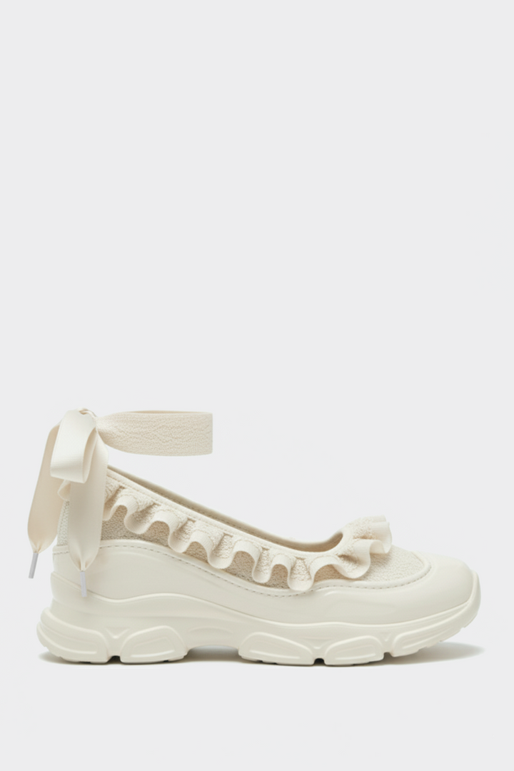 Sweetheart Ballet Sneakers - Ivory