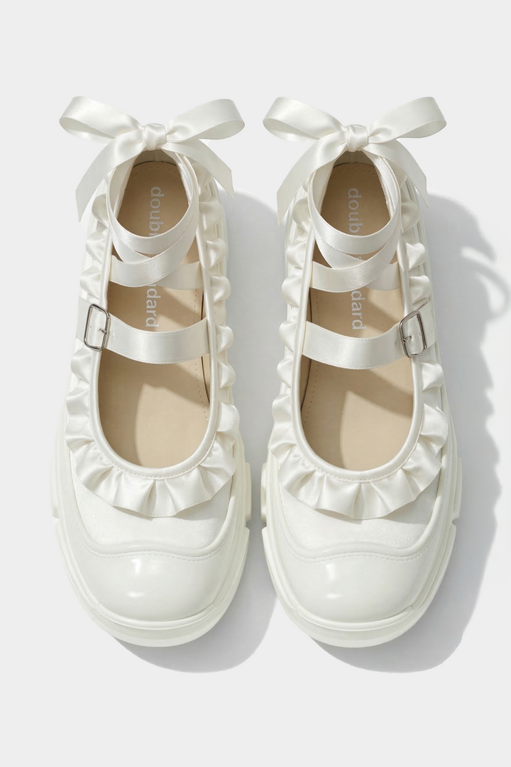 Marie Jane Ballet Sneakers - Ivory
