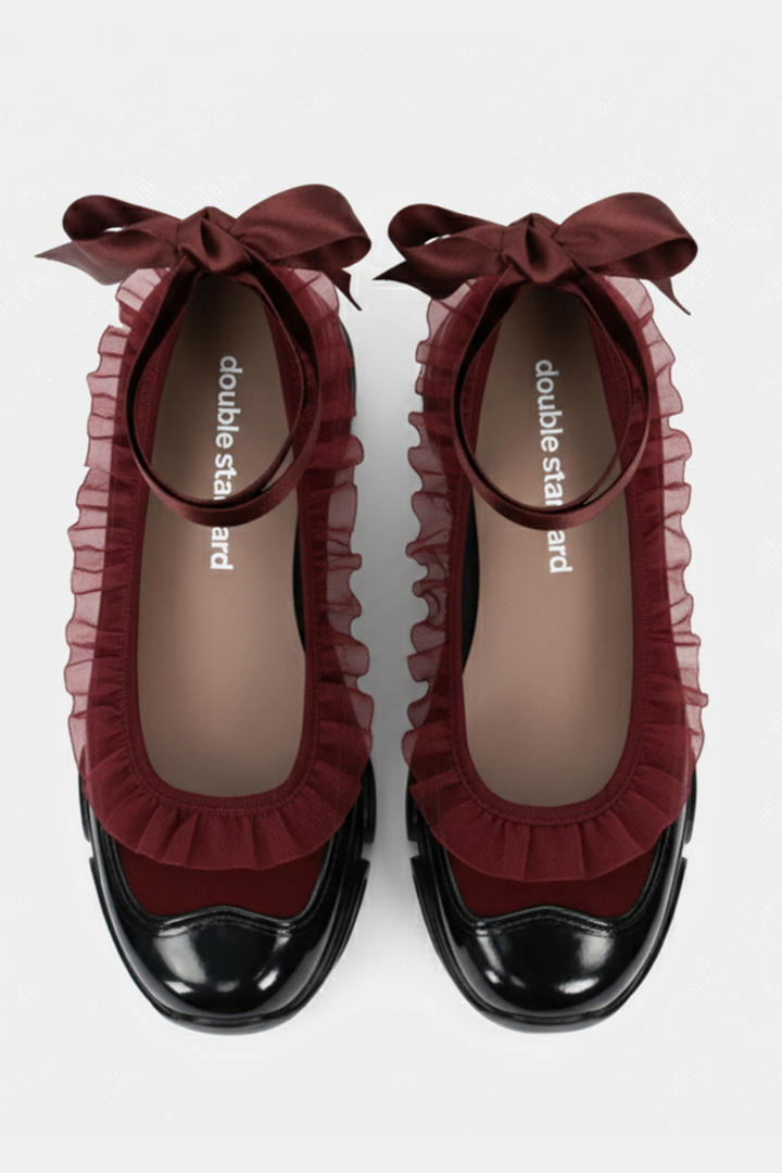 Sweetheart Ballet Sneakers - Crimson