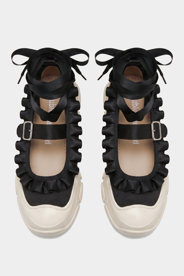 Marie Jane Ballet Sneakers - Black