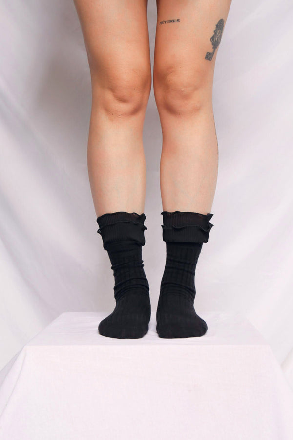 Tulip Socks - Black