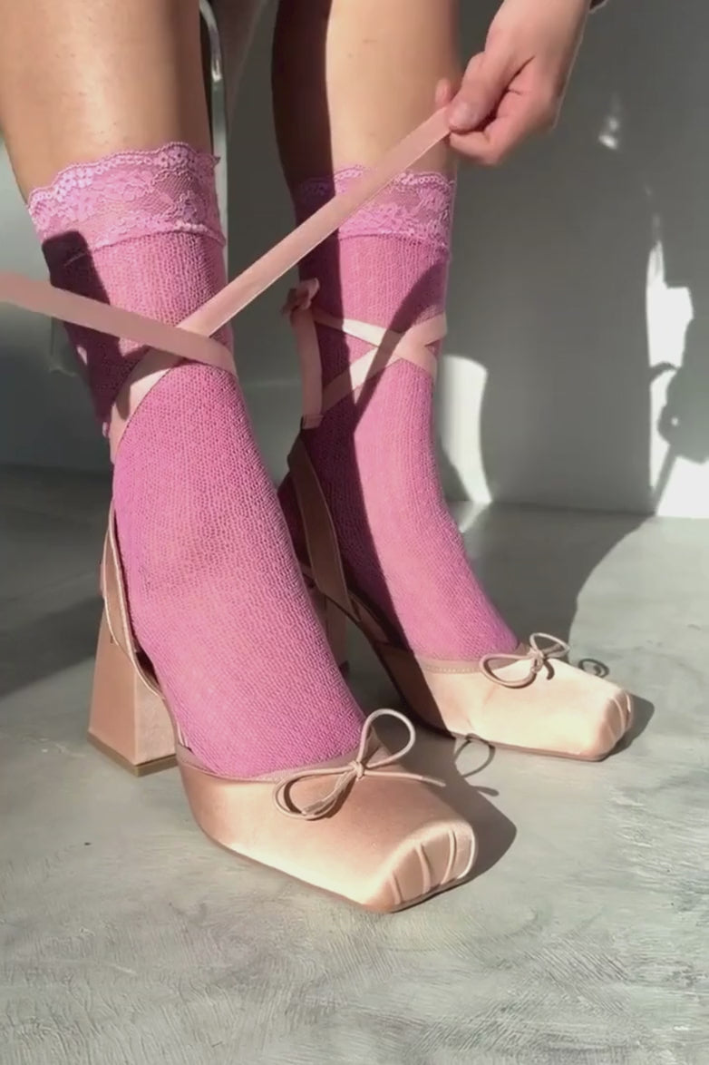 Pavlova Platforms - Nude